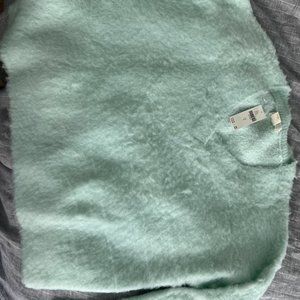 Anthropologie Maeve Plush V-Neck Sweater